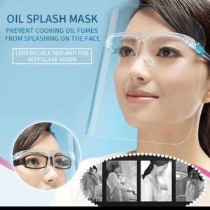 Faceshield with eyeglass